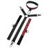 Fifty Shades-Halsfessel-Set (Schwarz-Rot)