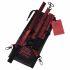 Fifty Shades - Hals-gebundenes Set (Schwarz-Rot) 