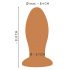 Anos - großer Anal-Dildo (orange) 