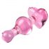 Icicles Nr. 75 - Herzform Glas Analplug (Pink)