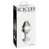 Icicles No. 25 - konischer Glas-Anal-Dildo (transparent)