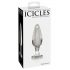 Icicles No. 26 - Kegeliger Glas-Analplug (transparent)