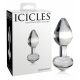 Icicles No. 44 - konischer Glas-Anal-Dildo (transparent)