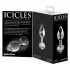 Icicles No. 44 - konischer, Glas-Anal-Dildo (transparent)