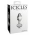 Icicles No. 44 - konischer Glas-Anal-Dildo (transparent)