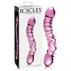 Icicles No. 55 - doppelseitiger, G-Punkt Glasdildo (pink)