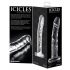 Icicles No. 62 - Glasdildo mit Penisdesign (transparent)