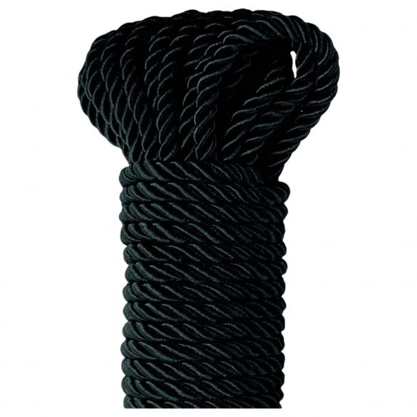 Fetisch Seidiges Seil - Shibari-Seil - 10m (schwarz) 