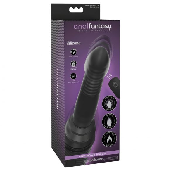 Analfantasy Ass Thruster - Stoßfunktion Analvibrator (schwarz)