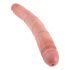 King Cock 12 Slim - realistischer Doppeldildo (31cm) - Natur 