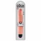 King Cock 10 Stiffy - wasserdichter, lebensechter Vibrator (25cm) - natürlich 