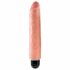 King Cock 10 Stiffy - wasserdichter, lebensechter Vibrator (25cm) - natürlich 