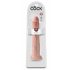 King Cock 13 - gigantischer naturgetreuer Dildo (33 cm) - naturfarben