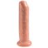 King Cock 7 Vorhautsimulator - realistischer Dildo (18cm) - Naturfarbe 