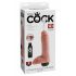 King Cock 8 Realistischer Spritzdildo (20cm) - Natur