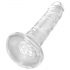 King Cock Clear 6 - Saugnapf Dildo (15 cm)