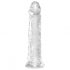 King Cock Clear 8 - Saugnapf, großer Dildo (20cm) 