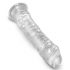 King Cock Clear 8 - Saugnapf, großer Dildo (20cm) 