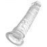 King Cock Clear 8 - haftender, großer Dildo (20 cm)