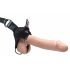 Fetisch Strap-On 12 - hohler, anbringbarer Dildo (natur) 