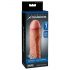 X-TENSION Perfect 1 - naturgetreue Penishülle (17,7 cm) - Naturfarbe