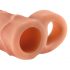 X-TENSION Perfect 1 - Penis-Mantel mit Hodenring (17,7 cm) - natur