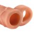 X-TENSION Perfect 1 - Penis-Manschette mit Hodenring (17,7 cm) - natur