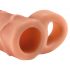 X-TENSION Perfect 2 - Hodenring Penis-Hülle (19cm) - Naturfarben 