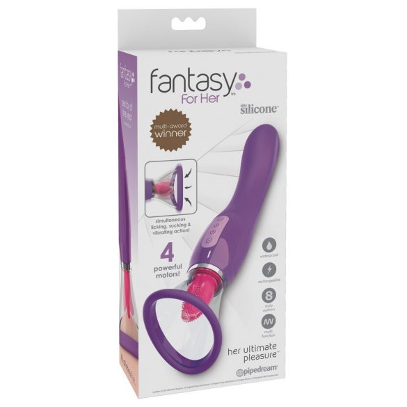 Fantasy - akkubetriebener, 3-in-1-Vibrator (lila) 