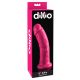 Dillio 8 - Saugfuß, realistischer Dildo (20cm) - Pink 