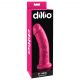 Dillio 8 - Saugfuß, realistischer Dildo (20cm) - Pink 