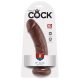 King Cock 8 Dildo (20 cm) - Braun