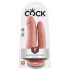 King Cock Doppelpenetrator - realistischer Doppeldildo (natur) 