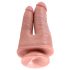 King Cock Doppelpenetrator - realistischer Doppeldildo (natur) 