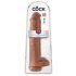 King Cock 15 - Saugnapf, Hoden, riesiger Dildo (38cm) - Dunkles Natur 