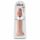 King Cock 14 - großer Dildo mit Saugfuß (36cm) - Naturfarbe 