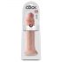 King Cock 14 - Großer Dildo mit Saugfuß (36cm) - Natur