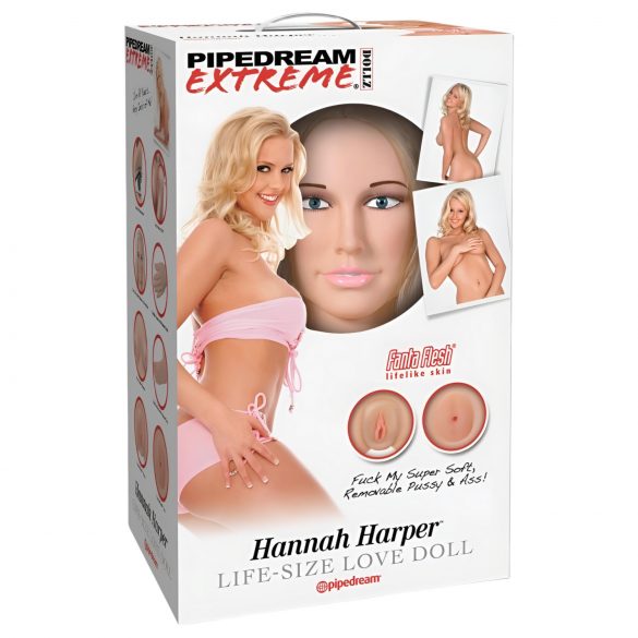 Pipedream Hannah Harper - lebensgroße Sexpuppe mit 3D-Gesicht