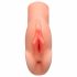 PDX Doppel Stroker - 2in1 realistischer Masturbator (natur) 