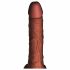 King Cock Plus 7,5 - hodengestützter Stoßvibrator (braun) 