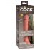 King Cock Elite 7- Saugfuß, realistischer Dildo (18cm) - natürlich 