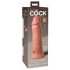 King Cock Elite 8 - Saugnapffuß, realistischer Dildo (20cm) - Naturfarbe 