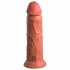 King Cock Elite 8 - Saugfuß Dildo (20 cm) - Dunkel Natur