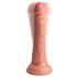 King Cock Elite 7 - Saugnapf, funkgesteuerter realistischer Vibrator 18cm - naturfarben 