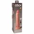 King Cock Elite 9 - Haftfuß Vibrator 23cm - Natur