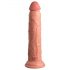 King Cock Elite 9 - Saugnapf-Vibrator 23cm - Natur