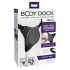 Body Dock G-Punkt Pro - akkubetriebener, funkgesteuerter Strap-on-Bodysuit (schwarz) 