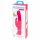 Happyrabbit Dual Density - wasserdichter Vibrator mit Klitorisarm (Pink) 