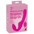 Trägerloser Strap-On - umschnallbarer Vibrator (pink)