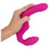 Trägerloser Strap-On - umschnallbarer Vibrator (pink)